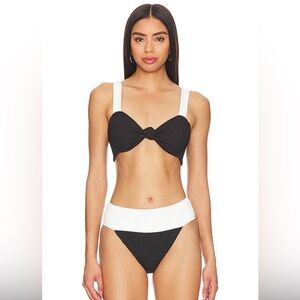 Show Me Your Mumu Bikini Domino Colorblock Scrunch